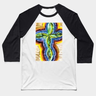 Rainbow Cross Baseball T-Shirt